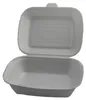 125 Hamburgerbox Snackbox Lunchbox XPS 185x133x75 mm weiß Produktbild-Vorschau 1