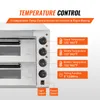 VEVOR Kommerzieller Pizzaofen Backofen 2-lagig 356 mm, Produktbild-Vorschau 4