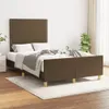 vidaXL Bettgestell ohne Matratze Dunkelbraun 120x190 cm Produktbild-Vorschau 2