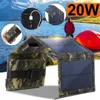 20W Tragbares Solarpanel, Outdoor Camping Wandern USB Produktbild-Vorschau 5