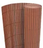 vidaXL Zahradní plot oboustranný PVC 90 x 500 cm hnědý Náhled obrázku produktu 6