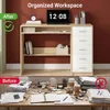 Schreibtisch 5 Schubl. 5 Schubl, minimalistisch, stabil. Produktbild-Vorschau 2