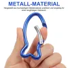 Karabiner, 20 Stück Schlüsselanhänger Fisch, Outdoor Produktbild-Vorschau 3