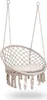 BOHO Hängesessel Beige für Garten Balkon Terrasse Produktbild-Vorschau 4