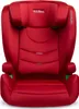 A red child car seat is shown from the front. Náhľad obrázku produktu