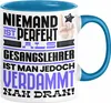 Gesangslehrer Geschenk Tasse Lustige Geschenkidee für Produktbild-Vorschau 1