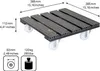 Rullo per impianto a rulli multipli WPC 380x380 mm per 100 Anteprima dell’immagine prodotto 11
