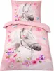 Renforcé Bettwäsche-Set 2 teilig 135x200cm Pferde Produktbild-Vorschau 1