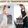 XINZI 140L Wäschekorb mit Deckel Wäschesammler 3 Fächer Produktbild-Vorschau 8