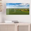DEQORI Glasbild Echtglas 60x30 cm 'Windräder auf Feldern' Produktbild-Vorschau 4