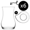 Lav Eva Teegläser mit Untersetzern, 170 ml, 12-teiliges Set Produktbild-Vorschau 11