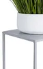 HowHomely | Stojan na květiny 40 cm - šedý - moderní design Náhled obrázku produktu 4