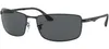 Ray-Ban RB3498, Erwachsener, Uni, Rechteckig, Schwarz, Produktbild-Vorschau 2