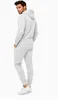 Herren Jogginganzug einfarbig 100% BW 586 Grau XL Produktbild-Vorschau 2