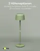Kabellose LED-Tischleuchte, Größe S, 25 cm, grün Produktbild-Vorschau 5
