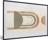 MuchoWow® Gerahmtes Poster Kreis - Abstrakt - Design 60x40 Produktbild-Vorschau 1