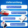 A graphic listing the contents of a product package, with text and images of the items included. Produktbild-Vorschau