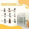 PawHut Türschutzgitter Hund, 76-104 cm Absperrgitter ohne Produktbild-Vorschau 9