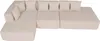 Set divani HWC-Q28, divano a L, divano letto, tessuto Anteprima dell’immagine prodotto 15