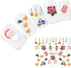 Tattoo Nail Art Nikolaus Weihnachten Schneemann Aufkleber Produktbild-Vorschau 1