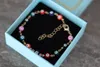 Bracelet de cheville ajustable avec œil du diable coloré - Voir les images du produit 3