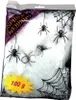 Bílá pavučina s 6 pavouky - HALLOWEEN - 100 g Náhled obrázku produktu 1
