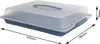 Party Box Rotho John 47,5x39 cm, blu Anteprima dell’immagine prodotto 2