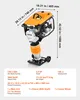 Costipatore vibrante VEVOR 6,5 CV, costipatore con motore Anteprima dell’immagine prodotto 7
