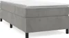 vidaXL Boxspring rám postele světle šedý 80x200 cm sametový Náhled obrázku produktu 1