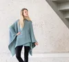 Knit Factory Jazz Poncho Cape - Grau - One Size Produktbild-Vorschau 7