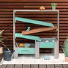 MUDDY BUDDY® Wasserbahn "Aqua Tower" warmgrau - salbeigrün Produktbild-Vorschau 2