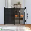 VOUNOT® Treppenschutzgitter Türschutzgitter Ausziehbar Produktbild-Vorschau 2