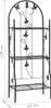 vidaXL scaffale per piante a 3 livelli nero 52 x 28 x 128 Anteprima dell’immagine prodotto 9