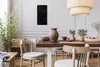 Wohnzimmer Leinwand Uhr Geräuschlos Küche 30x60 Schwarzer, Produktbild-Vorschau 3