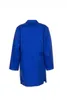 A back view of a blue work coat. Produktbild-Vorschau