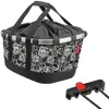 KLICKfix BIKEBASKET GT FÜR RACKTIMEFLEUR SCHWARZ Produktbild-Vorschau 1