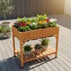 Jardinière surélevée Relaxdays, 8 compartiments, tablette, Voir les images du produit 5
