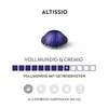 A Nespresso coffee capsule with descriptive text and icons. Produktbild-Vorschau