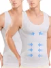 2X Männer Body Shaper Schlankheits Bauch Weste Kompression Produktbild-Vorschau 1