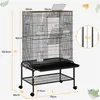 Yaheetech Vogelkäfig groß Vogelvoliere mit 3 Sitzstangen Produktbild-Vorschau 3