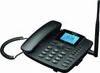 A black Maxcom Comfort MM41D Smart Telephone with an antenna is shown against a white background. Produktbild-Vorschau