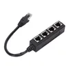 Adaptér RJ45 Splitter 1 na 4 porty Hladký prenos Vynikajúci Náhľad obrázku produktu 5