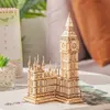 ROBOTIME Rolife Osvetlené 3D drevené puzzle Big Ben 220 Náhľad obrázku produktu 18