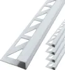 Dalsys 5x Fliesenschiene 2,5m x 8mm Eckprofil Quadratprofil Produktbild-Vorschau 1
