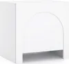 FURNLUX Nachttisch Arco Weiss 50cm / Hauptfarbe: Weiß / Produktbild-Vorschau 4