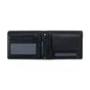 An open black leather wallet is displayed against a white background. Produktbild-Vorschau