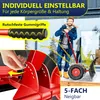 MASKO® Schneeschaufel auf Rädern höhenverstellbar - 5-Fach Produktbild-Vorschau 4