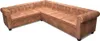The Living Store Chesterfield Ecksofa 6-Sitzer Kunstleder Produktbild-Vorschau 4