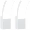 vidaXL Applique murale d'extérieur LED 2 pcs. Blanc Voir les images du produit 1