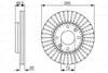 BOSCH Bremsscheiben (2 Stück)  0 986 479 353 Produktbild-Vorschau 1